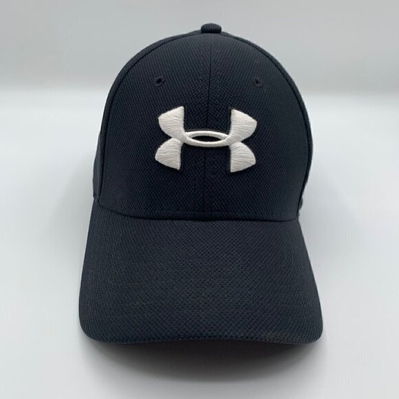 Under Armour Blitzing Classic Fit Black Stretch Fitted Hat Mens L/XL - Picture 2 of 5